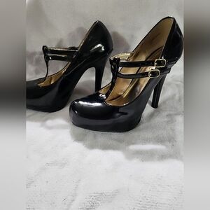 BAMBOO patent leather stiletto Mary Jane heels